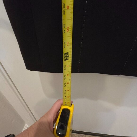 Anne Klein Black 2 Piece Suit Size 6 Coat & Skirt Fully Lined New with Tags - Picture 12 of 16